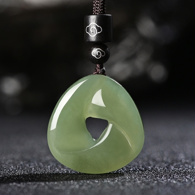 和田玉时来运转玉吊坠转运生财玉佩男女款情侣k轮回挂件玉石玉项