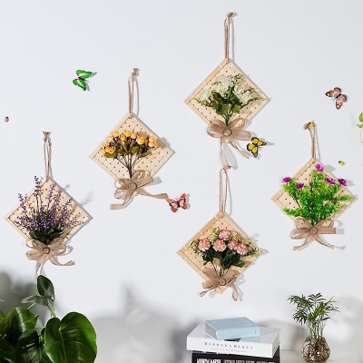 幼儿园环创材料森系挂饰麻绳吊饰装饰空中室内环创主题墙田园风