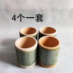 厂家手工竹制品竹子 新鲜竹筒蒸饭筒 现做竹碗竹杯子 原生态楠