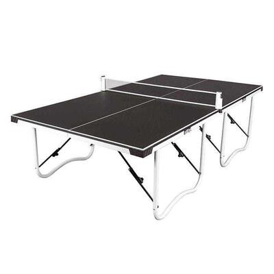 家用便携式乒乓球桌可折叠标准室内乒乓球台4片带轮式手提式乒乓