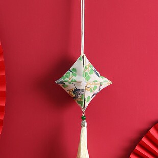 四角香包香囊袋随身古风挂饰车内房间香薰荷包刺绣薰衣草福袋干花