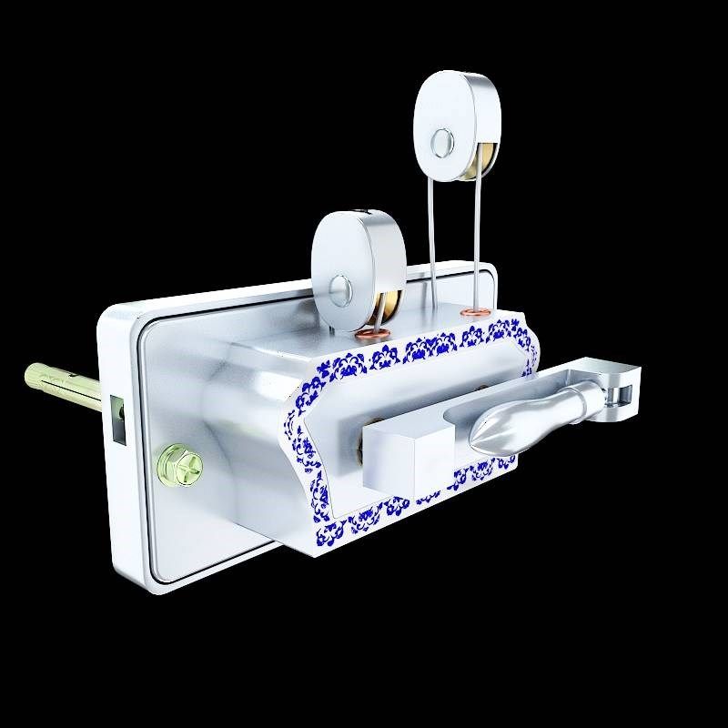 升降手摇器升降免打孔棘轮升降器晾衣架多孔距手摇杆升降盒手摇机