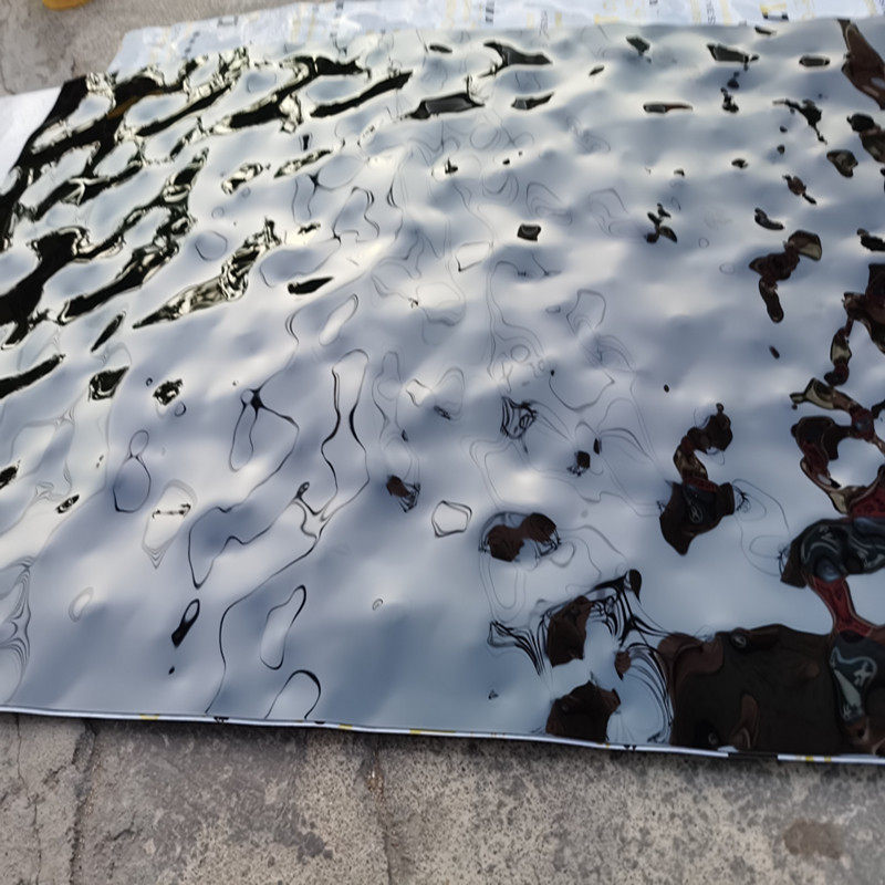 佛山工厂直销镜面金属波浪板彩色装饰板加工定做水波纹不锈钢吊顶