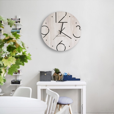 挂钟客厅家用时尚大气装饰北欧时钟网红钟表墙上壁钟创意极简挂表