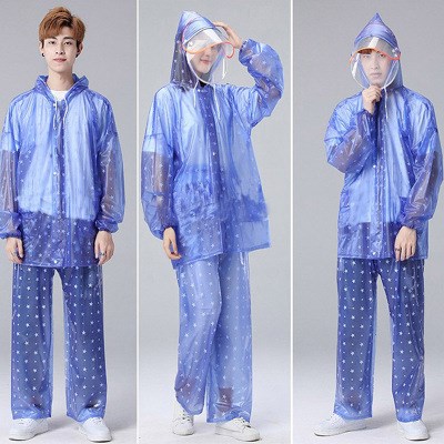 2021防疫雨衣电男女服分体防水加厚z连体雨衣隔离摩托车裤套装动
