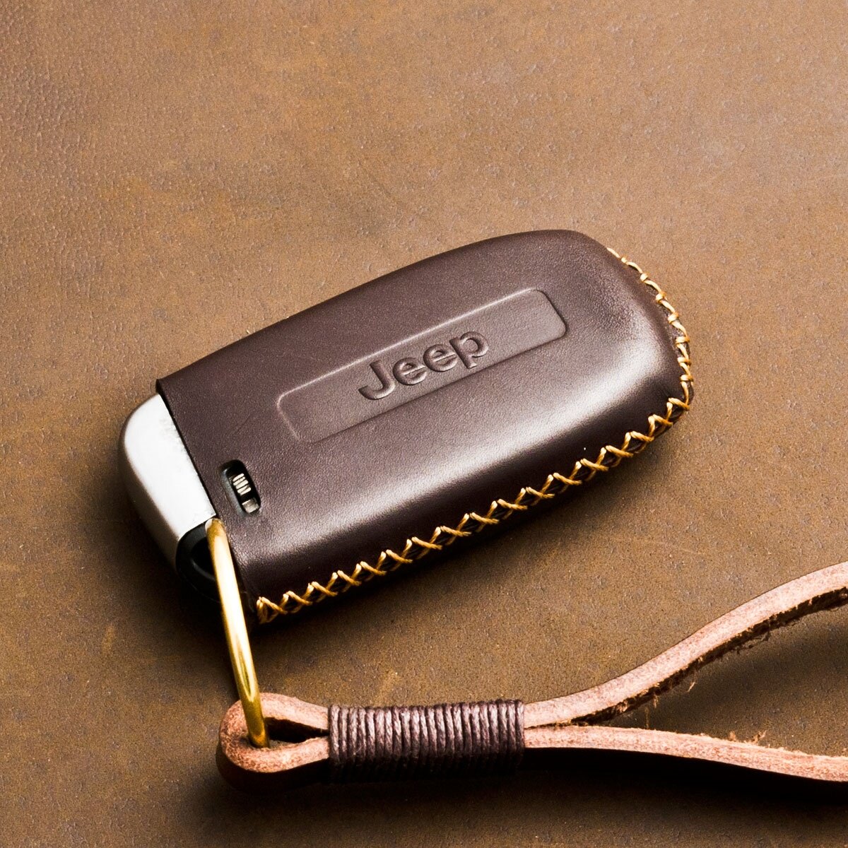 菲亚特菲翔钥匙套致悦道奇酷威克莱斯勒300c吉普jeep汽车包扣壳女