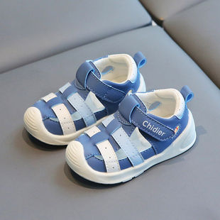 宝宝凉鞋夏男童1一3岁儿童鞋软底防滑学步鞋2024新款女婴幼儿鞋子