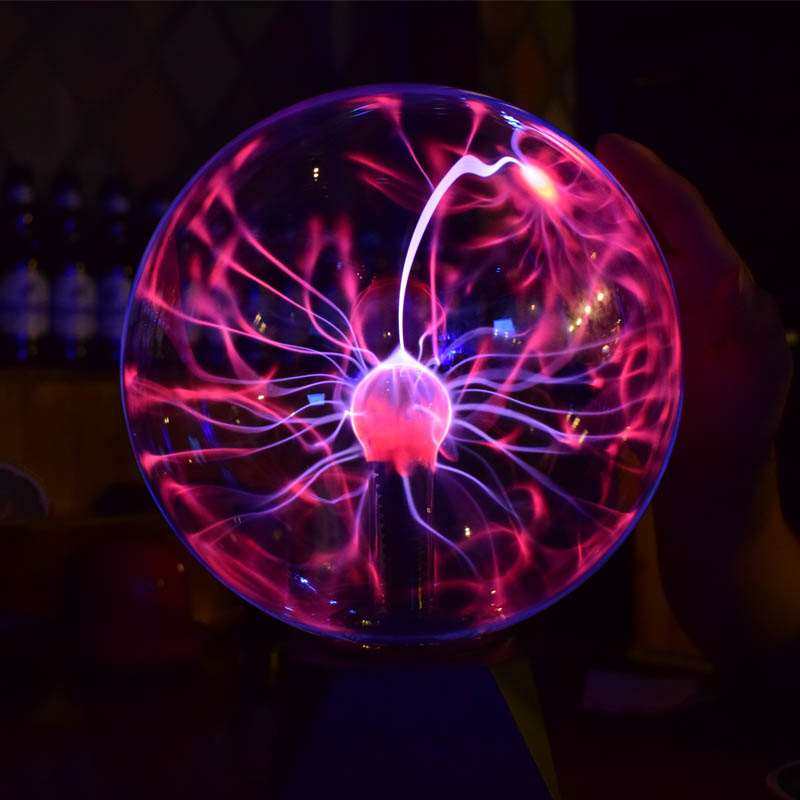 情人节礼物声控离子球静电球辉光闪电球魔法电光球触摸感应水晶球