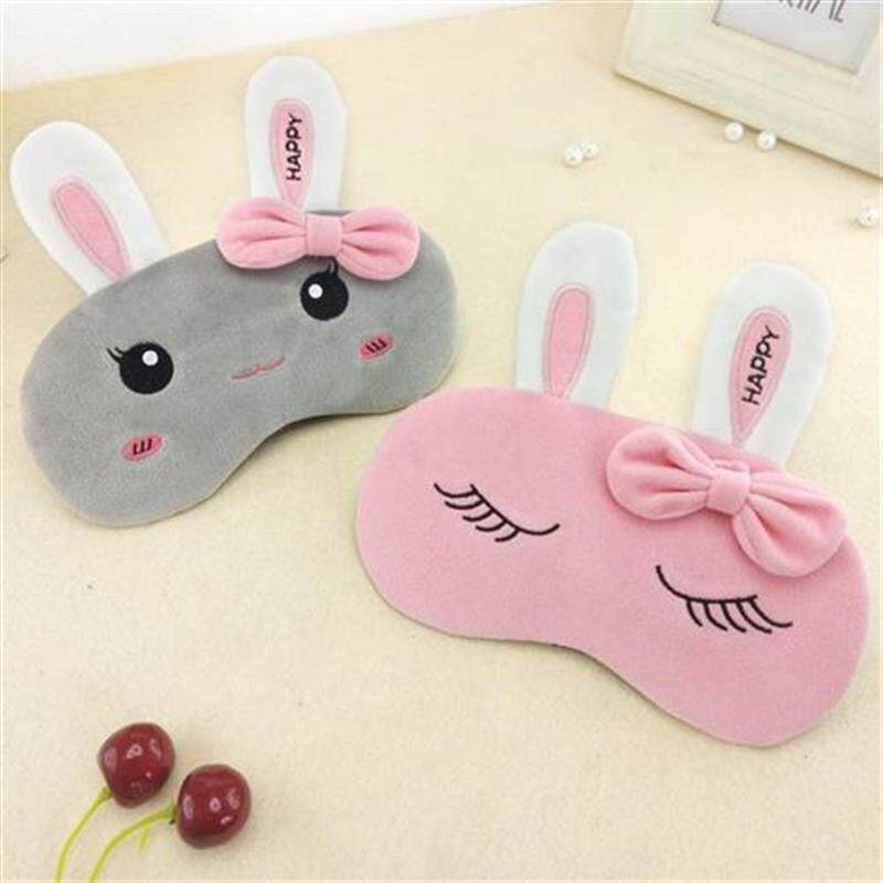 儿童眼罩学生睡眠遮光眼罩透气可爱卡通兔子t缓解眼疲劳护眼