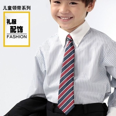 儿童领带小孩男女童韩版学生纯色黑色红色六一儿童节目舞台表演