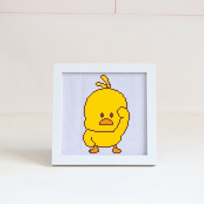 图案2022卧室儿童简单新手2019新款十字绣可爱猫咪小件小幅手工自己绣