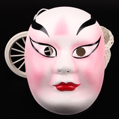 舞台演出道具脸谱花旦京剧y面具儿童表演面具中式变脸戏曲面具全