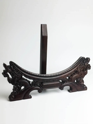 中式托架古典财神玄关寺院道家加厚香炉纯铜 仿古禅意供佛供奉安