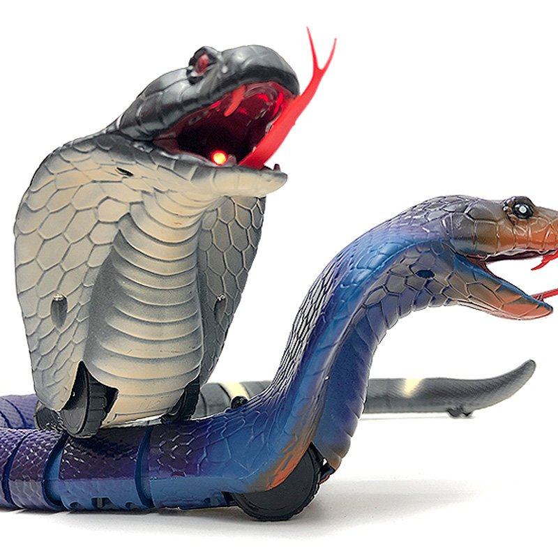 热销圣诞节礼物搞怪 整蛊玩具_遥控眼镜蛇电动响尾蛇仿真蟒蛇水蛇毒蛇