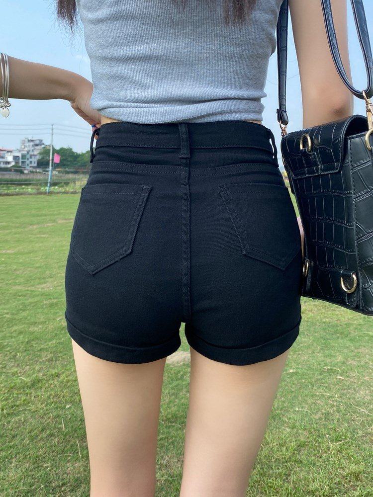 超短裤女夏紧身薄款大额优惠券