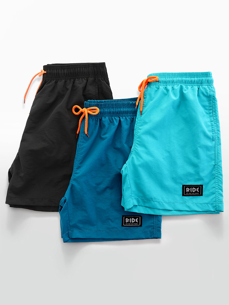 沙滩裤男速干游泳裤宽松版骚气可下水男士海滩裤海边度假游泳装备