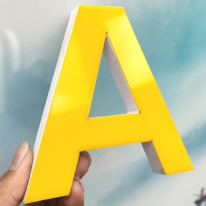 广告牌字定做灯箱pvc水晶字定制亚克力门头制z作背景墙招牌发光字