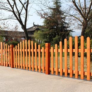 别墅庭院花圃草坪护栏木头栅栏室外小院围墙围栏户外田园装饰篱笆