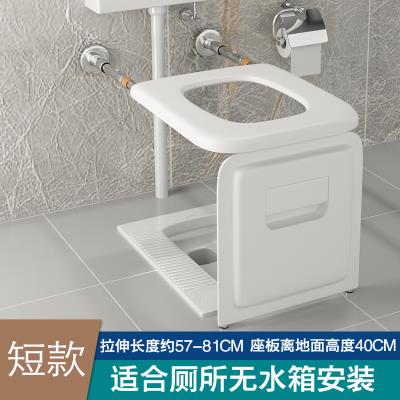 简易孕妇二合一折叠壁挂式蹲坑改马桶坐便器家x用卫生间老人坐便
