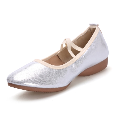 【舞蹈鞋成人女银色图片】舞蹈鞋成人女银色图片大全_q友网