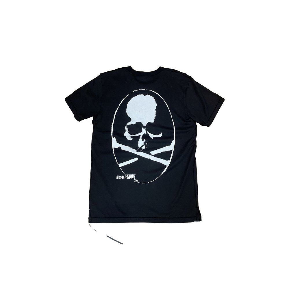 香港直邮mastermindjapan黑色徽标t恤ts077019