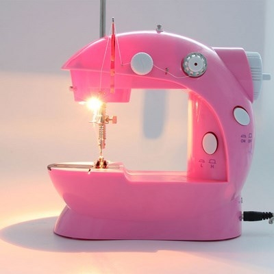f家居家用老【脚包型小s教龙昕手动】会电动迷你踩式缝纫机缝日用