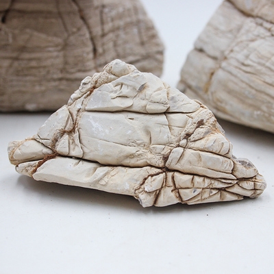 新c品龟纹石片石乌龟晒台天然原石大块盆景假山石鱼缸龟缸小块造