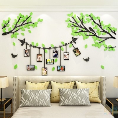 树照片墙相框图片