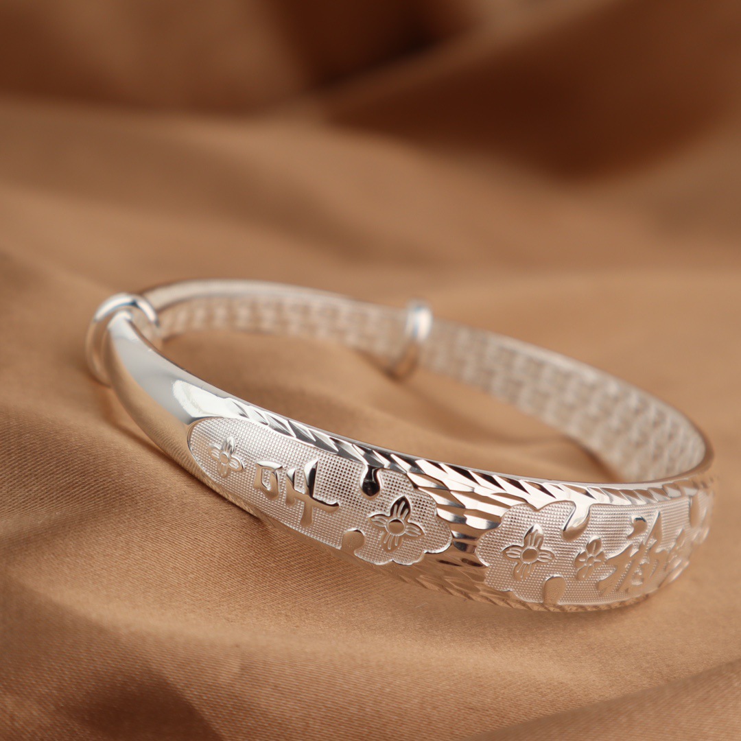 【百福银手镯】价格_品牌_推荐_怎么样-什么值得买