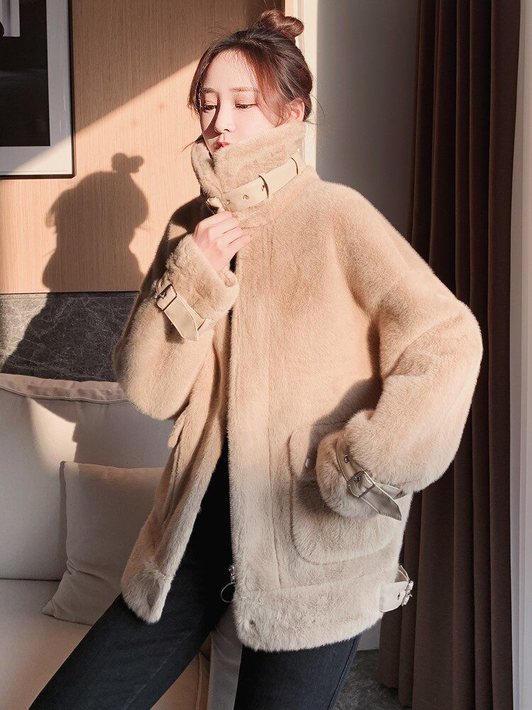 欧貂皮毛一体外套-特价促销-优惠券领取-价格|多少钱