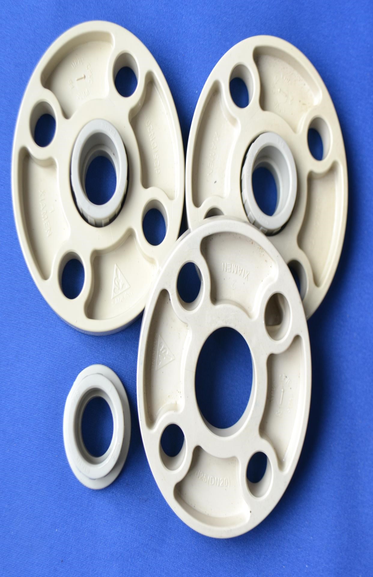 双片法兰盘法兰厘pphkpprpp灰色热熔活套塑料法兰.全通用三法