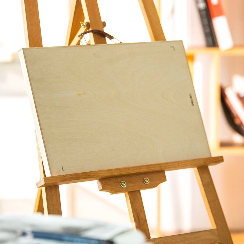 迷你儿童木质画架桌面台式小画架木制油画架画框支架式桌上画架折