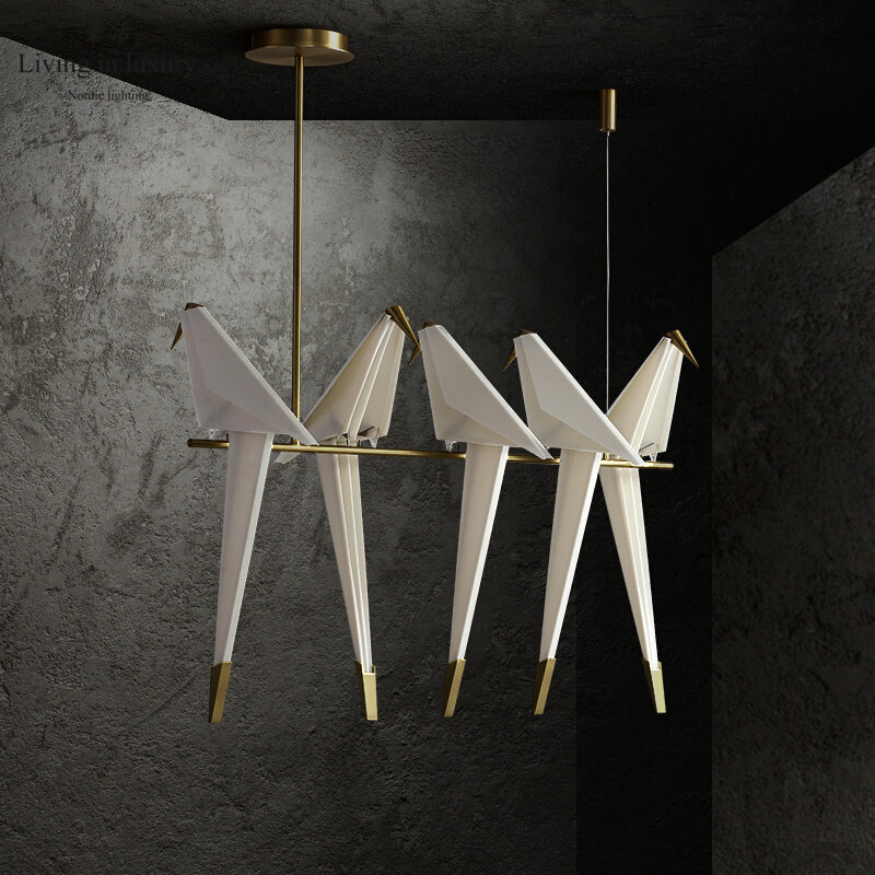 千纸鹤吊灯_奢活荷兰moooi创意装饰艺术客厅卧室小鸟千纸鹤简约现代