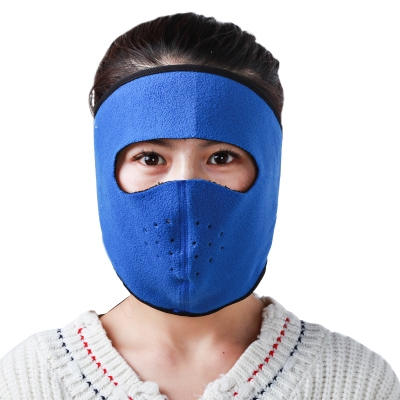 女男骑罩口罩保暖冬季全脸行护耳f骑车防风加绒卓防寒透气冬天.