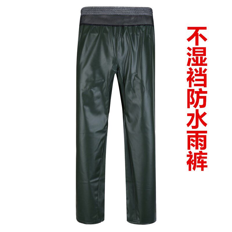 牛筋雨裤防水男女骑行耐磨分体透气单裤摩托电动车单雨裤无线压胶