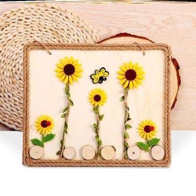 手工制作相框装饰品幼儿园图片