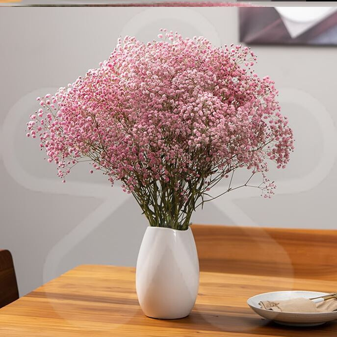 干花摆件轻奢高档大束混搭满天星客厅桌面高级ins风天然永生真花