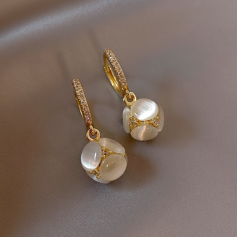 新款今年流行耳环短发耳钉适合大脸带的方脸夏季款显脸小2021女