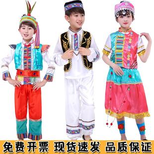 定制儿童少数民族塔吉克族舞蹈服饰幼儿园新疆舞蹈服饰 舞台表演