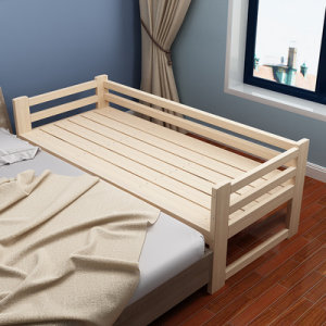 加宽床拼接床加长实木带护栏床松木边床定做儿童成人床单人床