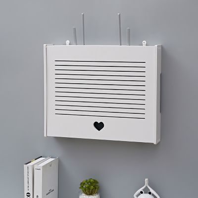 免打孔创意明暗装路由器弱电箱多媒体箱空n开盒装饰画配电表遮挡