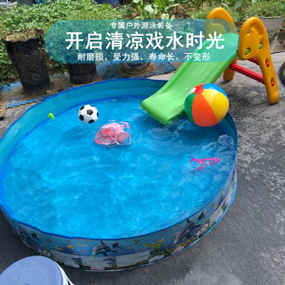 游泳池家用儿童戏水泳池小孩大人大型可折叠户外免充气宝宝戏水池图片