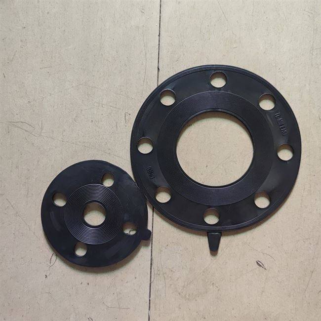 带孔法兰胶垫片有孔垫片黑胶垫片法兰密封垫加厚丁x晴胶垫片法兰
