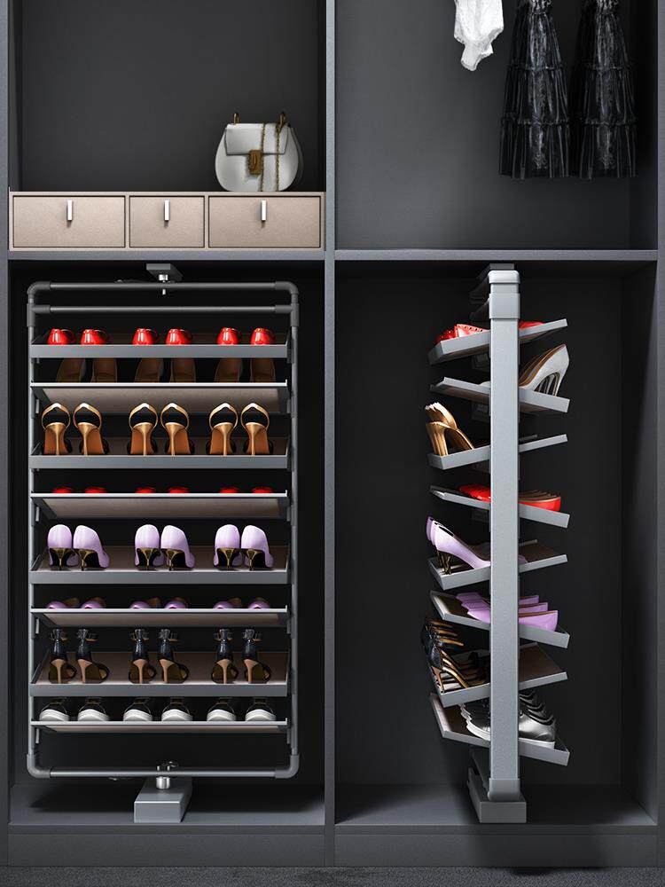 旋转鞋架360度多功能五金配件翻转架定制鞋柜多层网红鞋架子蔻丽