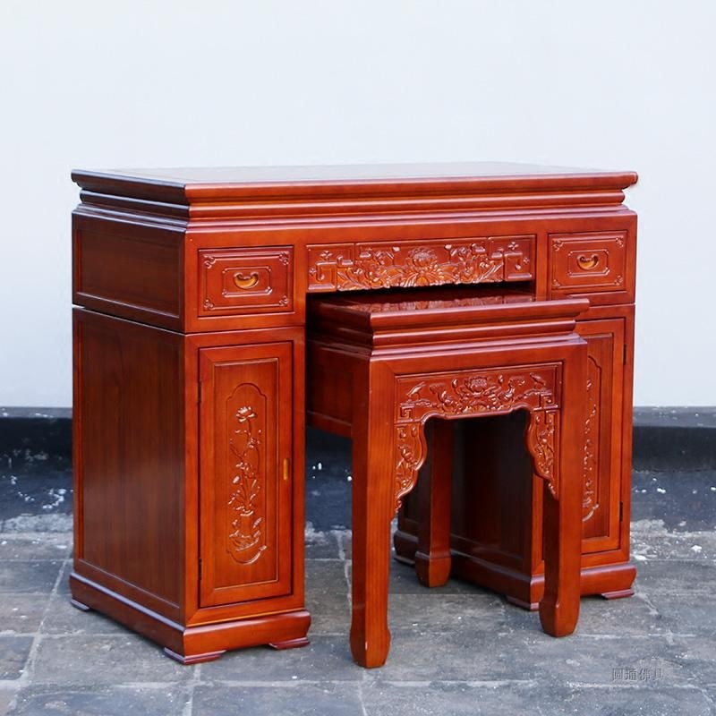 圆通佛具神台供桌供台实木供佛条案神台柜现代案台供奉佛像神桌