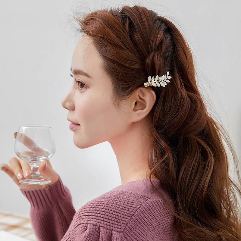 奇美拉发夹韩国侧边顶夹刘海边夹少女网红2020年新款一字夹子