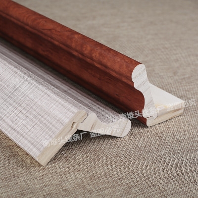高档实木线条顶角线帽线衣橱柜酒a柜压顶装饰条免漆板欧式帽檐ins