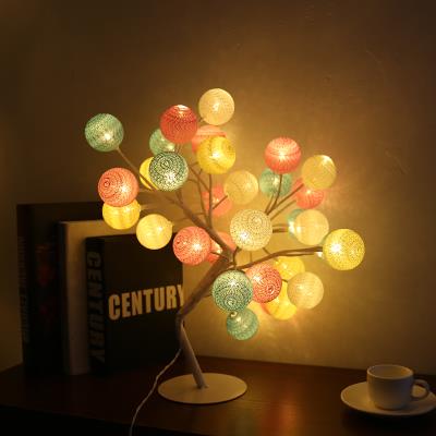 装饰小棉灯彩灯卧室房间红夜饰led树网灯灯线球创意改造布置发光