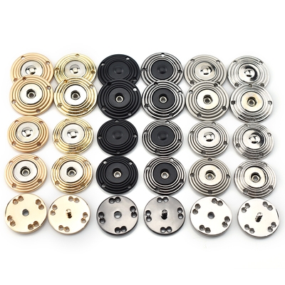 大衣纽扣金属暗扣子母扣隐形吸铁扣磁铁扣衣服扣摁扣圆形钮扣按o