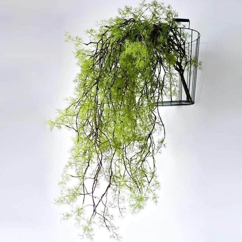 仿真水草黑骨芒假绿植藤条空调管道缠绕藤蔓装饰植物塑料吊顶垂吊